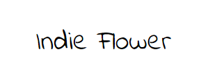 Font Indie Flower