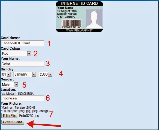 Cara Membuat Kartu Tanda Pengenal Facebook (KTP Facebook 