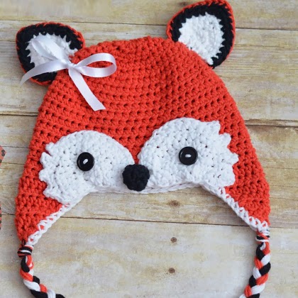 Free Pattern: Crochet Fox Hat