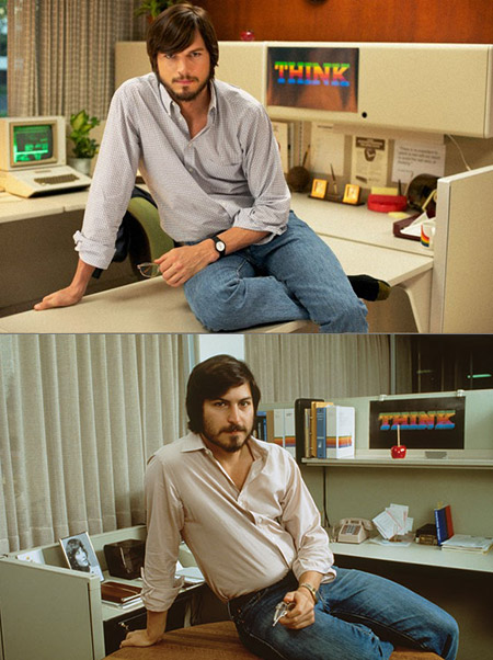 ashton kutcher vs steve jobs, 