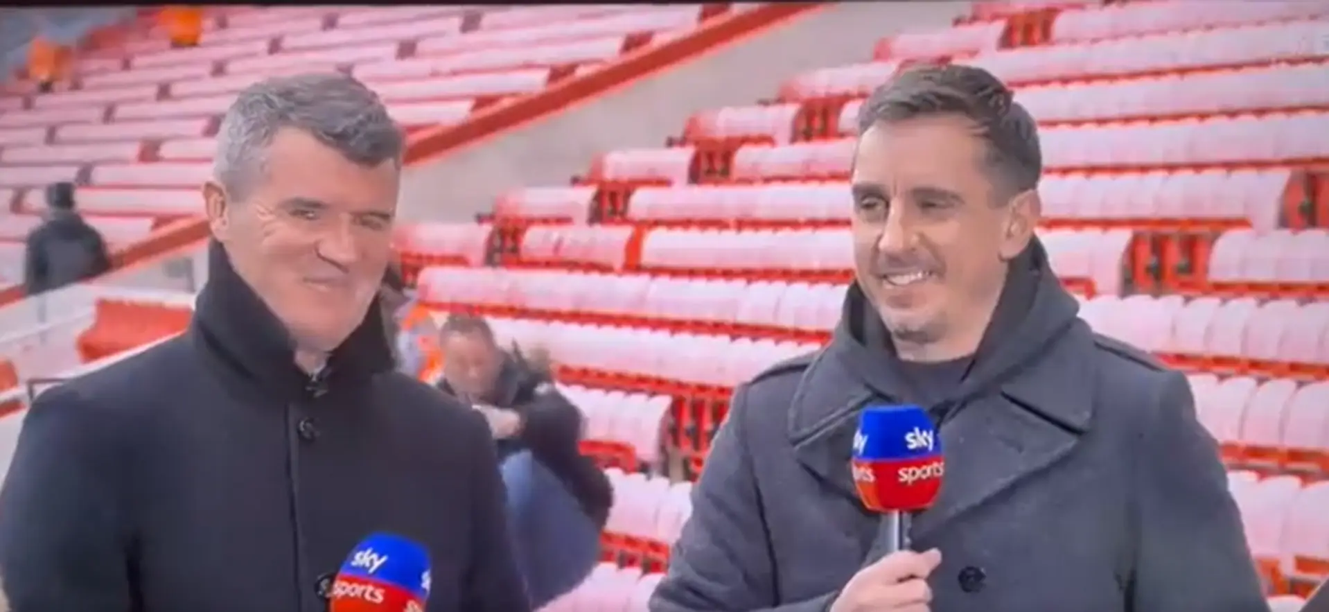 Keane and Neville laugh at Souness as he predicts confident Liverpool win over United - spotted