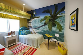 dormitorio tema playa