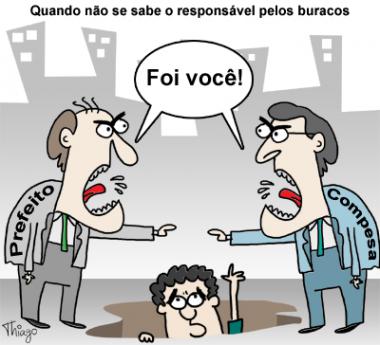 QUEM VAI TAPAR OS BURACOS?