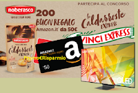 Concorso Noberasco "Caldarroste" : in palio 200 buoni Amazon da 50 euro e 2 TV Samsung 55"