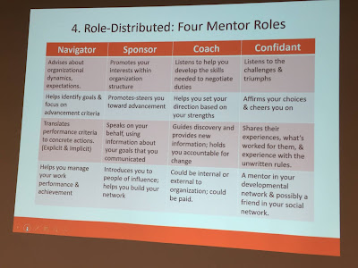 Definitions of the four mentoring roles