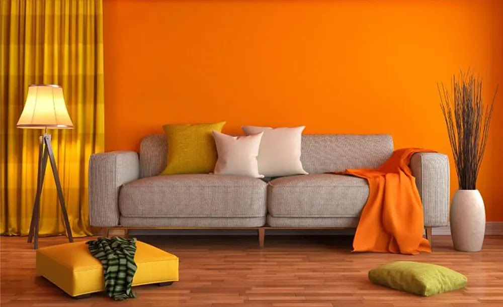 πορτοκαλί δωμάτιο
