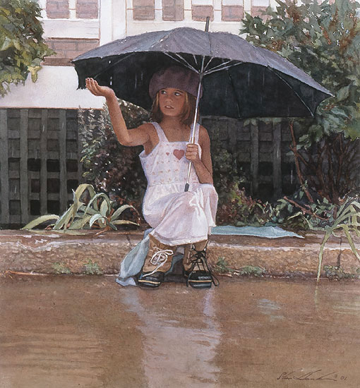 American Watercolor painter-"Steve Hanks" 1949