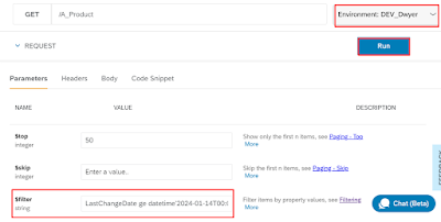 Delta configuration for Standard API in S/4 HANA cloud