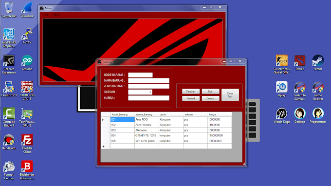 Belajar Membuat Aplikasi CRUD Barang di Visual Basic 2008 dengan MySQL