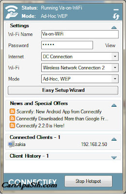 cara membuat hotspot windows 7