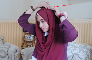 Gamabar Hijab Tutorial Pashmina Simple Persegi Panjang Natasha Farani