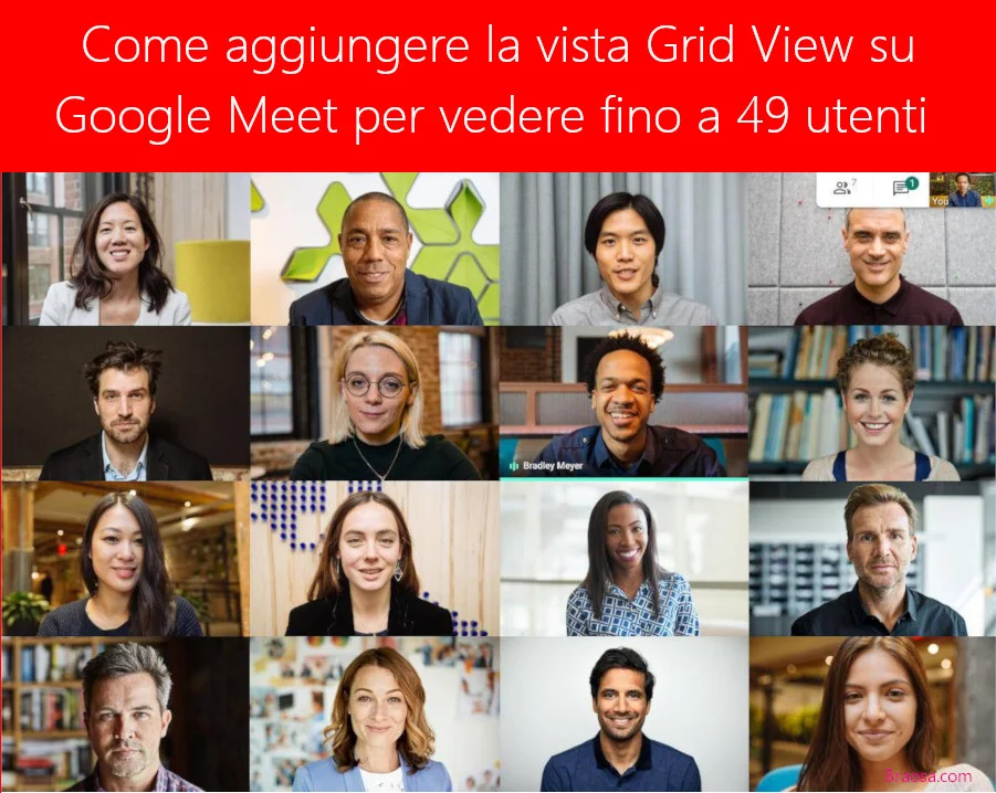 Come aggiungere l'estenzione Zoom Gallery a Google Meet utilizzando l'estensione Grid View