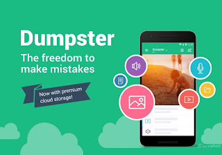 تطبيق Dumpster Premium لاستعادة الملفات المحزوفه للاندرويد