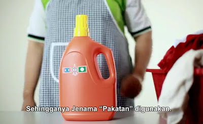 Iklan sabun pencuci Pakatan, tukar dari jenama BN