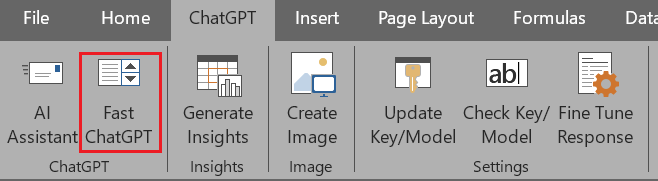 parallel processing in excel plugin for ChatGPT