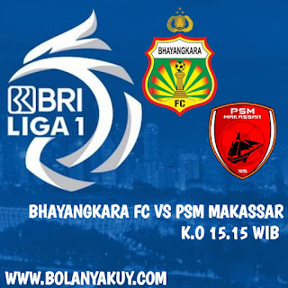 Bhayangkara fc vs psm Makassar