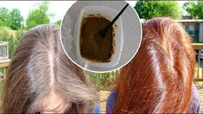 Tinte natural para cubrir las canas. y darle brillo al cabello.