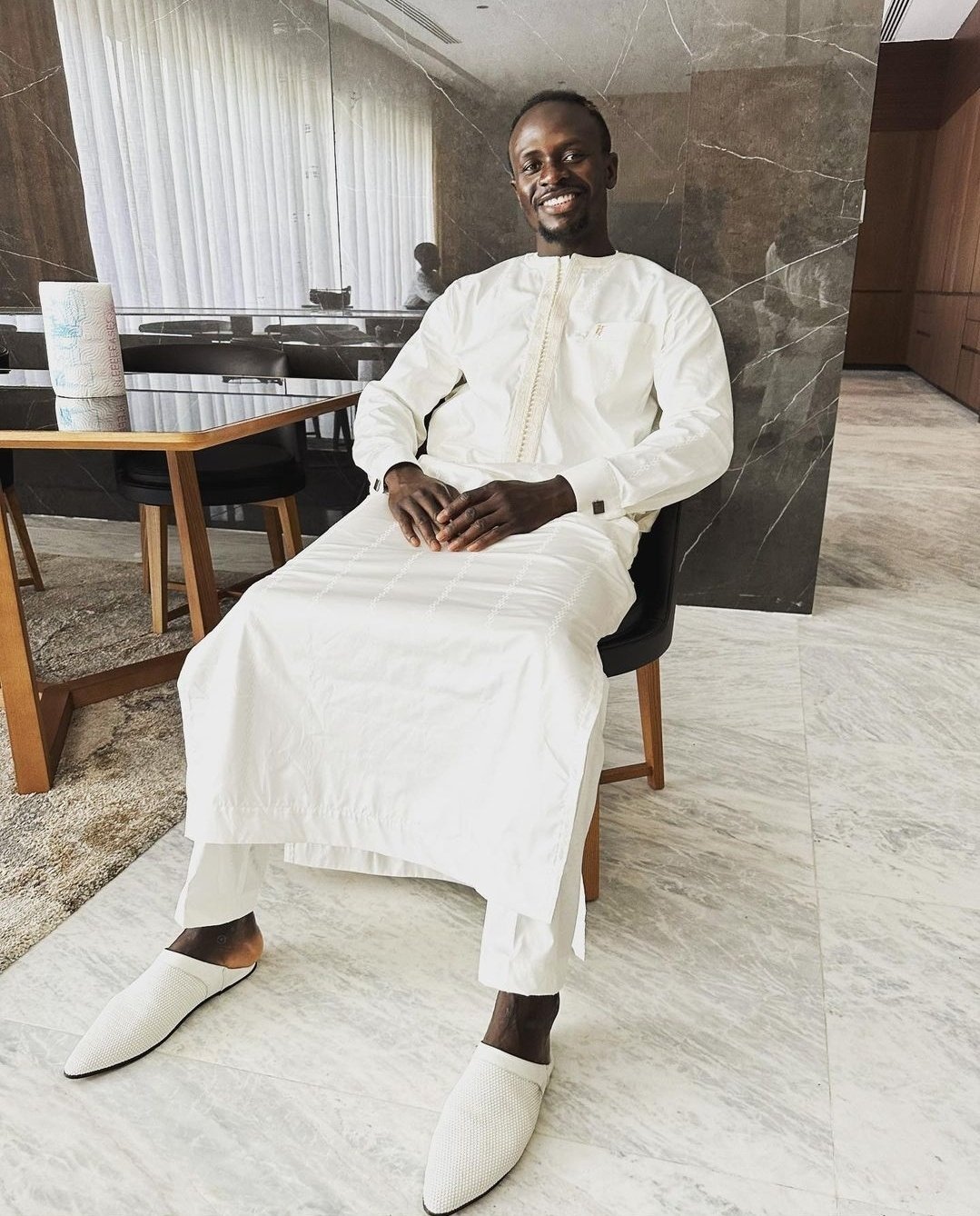 Bayern Munich witi Senegal forward, Sadio Mane