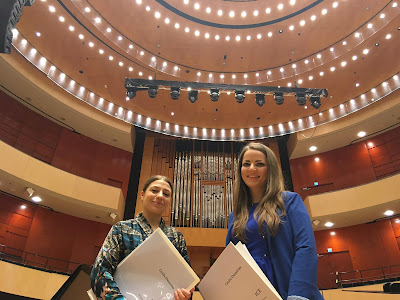 Concuctor Dalia Stasevska and composer Cecilia Damström