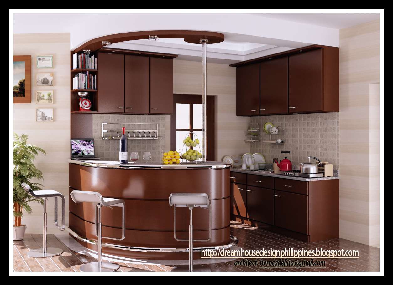 This kitchen design is generated from 3d studio max software with V  title=