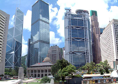 Hình chụp Tòa tháp Cheung-Kong-Center