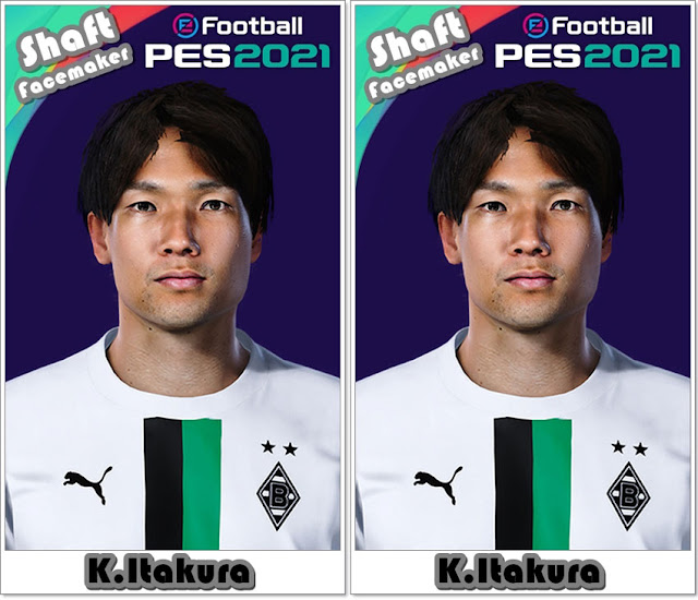 Kō Itakura Face For eFootball PES 2021