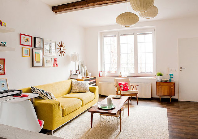 Warna Cat Interior Rumah dengan 25 Desain Model Sofa