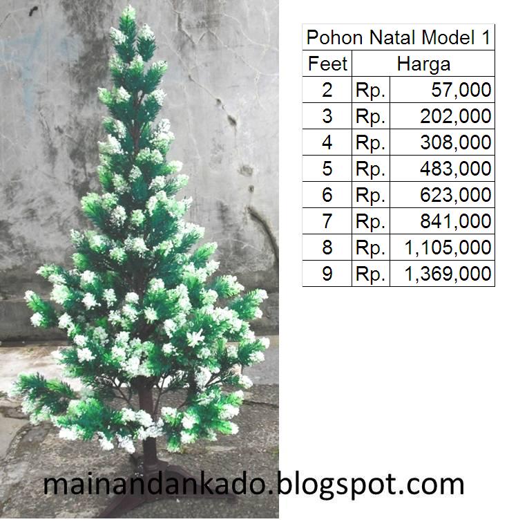 Mainan Anak dan Kado jual pohon natal harga murah terbaru 