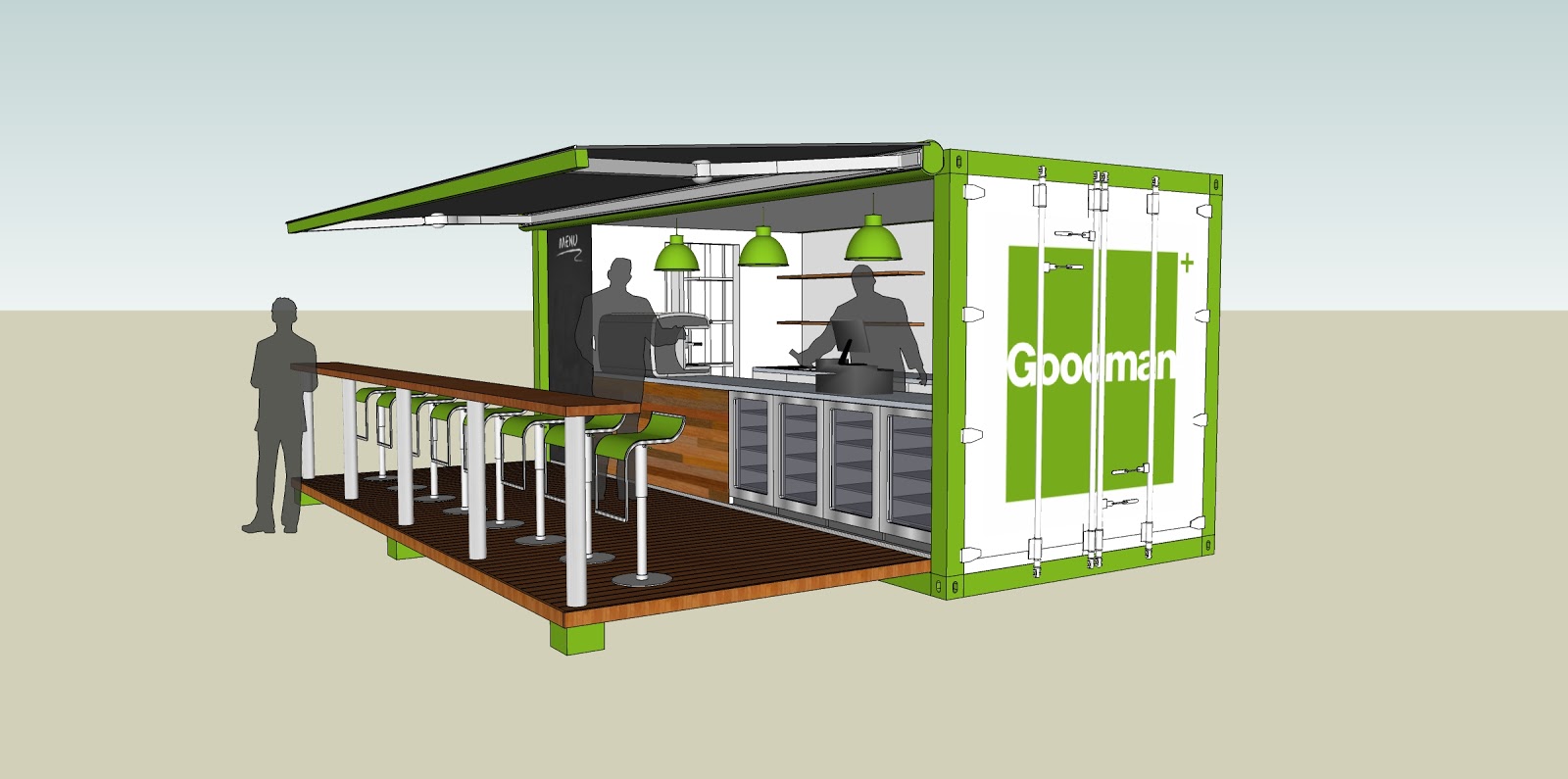 Container Cafe Rumah Kontainer