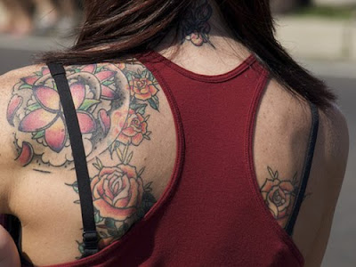 Best Cute Flower Tattoo Designs for Women Back flower tattoo