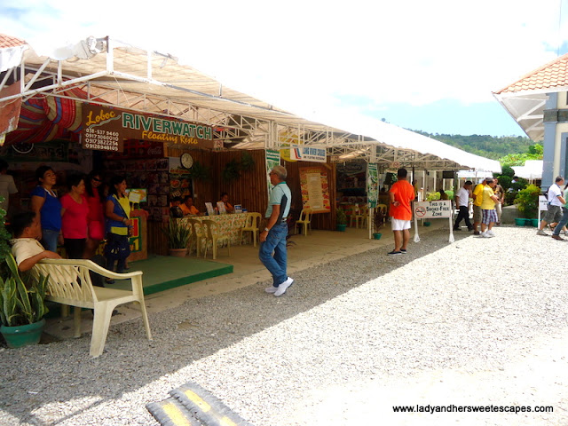 Booking counters at Loboc River Bohol