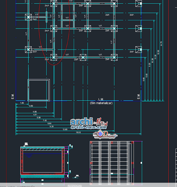 Executive 2 bedroom townhouse project in AutoCAD 