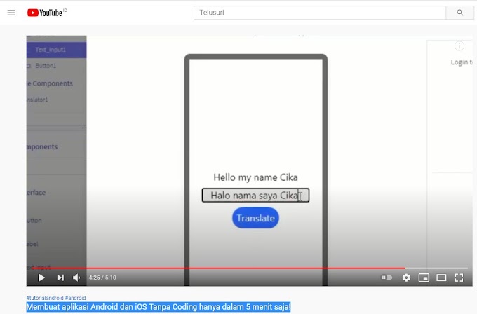 Membuat aplikasi Android dan iOS Tanpa Coding hanya dalam 5 menit saja!