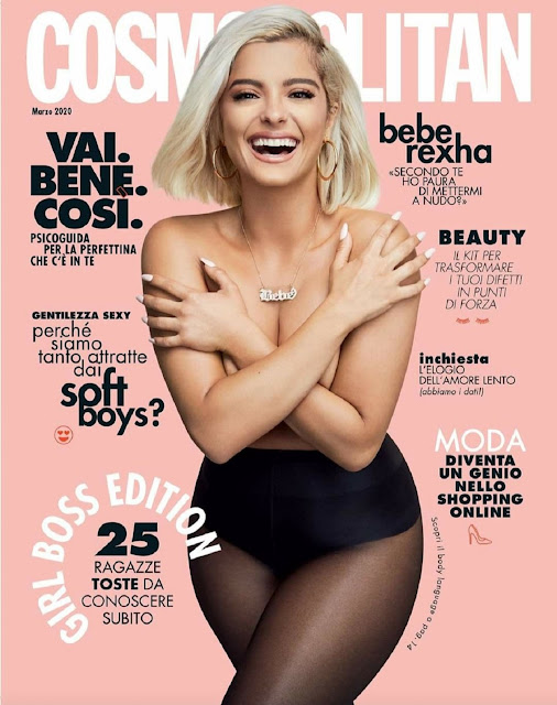 Bebe Rexha Cosmopolitan Magazine Italy March 2020