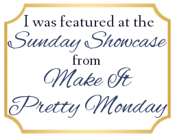 Featured at Sunday Round up from Make it Pretty Monday