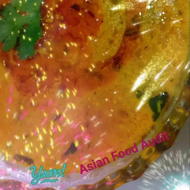 garlic curry with rotti