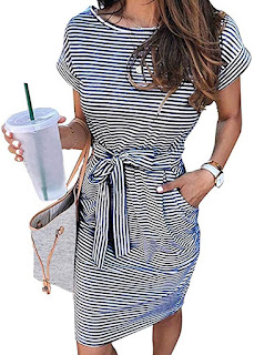 Striped Short Sleeve T Shirt