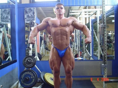 Male and female bodybuilders