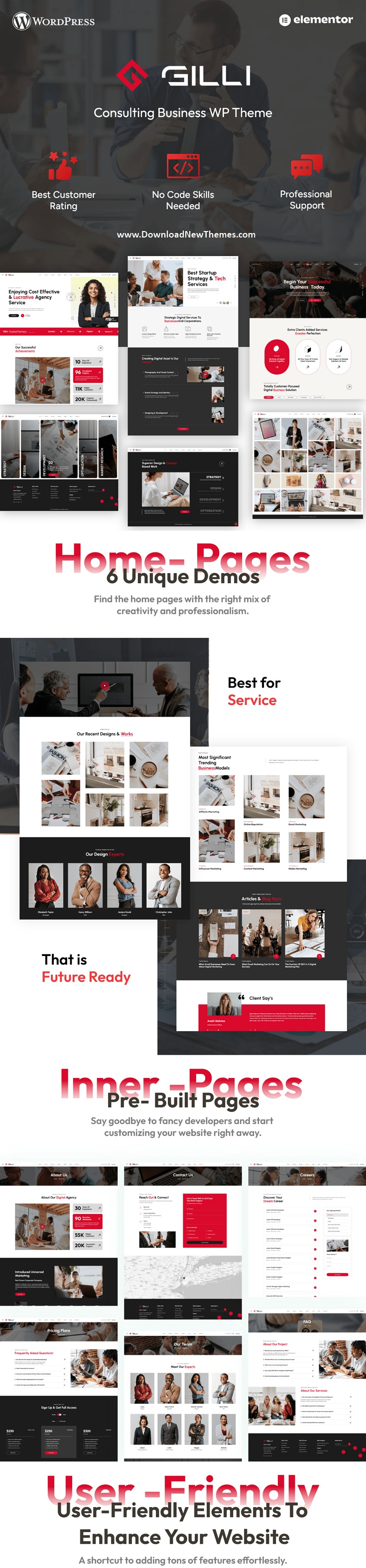 Gilli - Business Consulting WordPress Theme Review