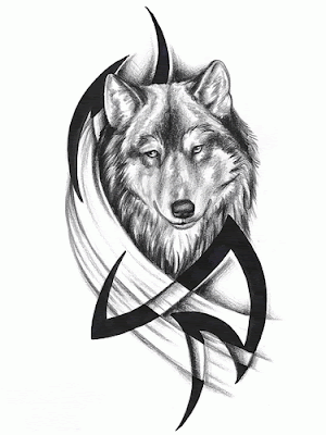 animal tribal tattoos wolf tribal tattoos tribal animal