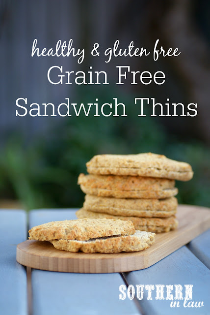 Low Carb Sandwich Thins Recipe  healthy paleo bread recipe, low fat, gluten free, grain free, high protein, clean eating friendly