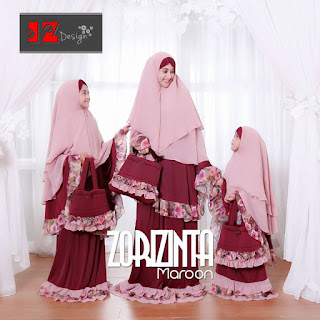  Mukena Zorizinta by IZ Design Maroon