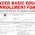 Enhanced Basic Education Enrollment Form (BEEF) for SY 2022-2023