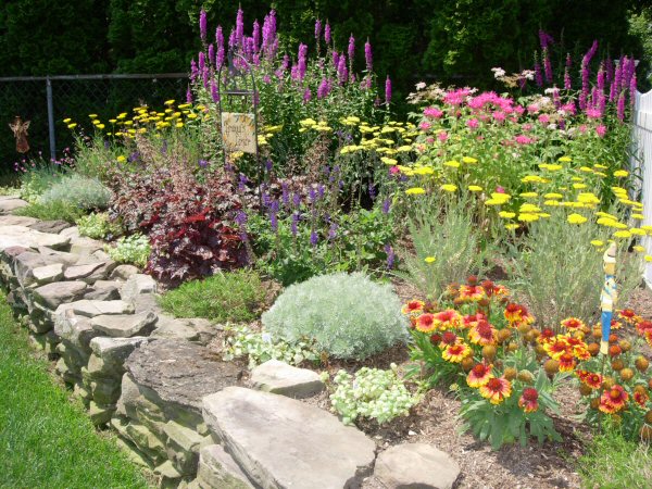 landscape ideas for rhododendron Perennial Garden Design | 600 x 450