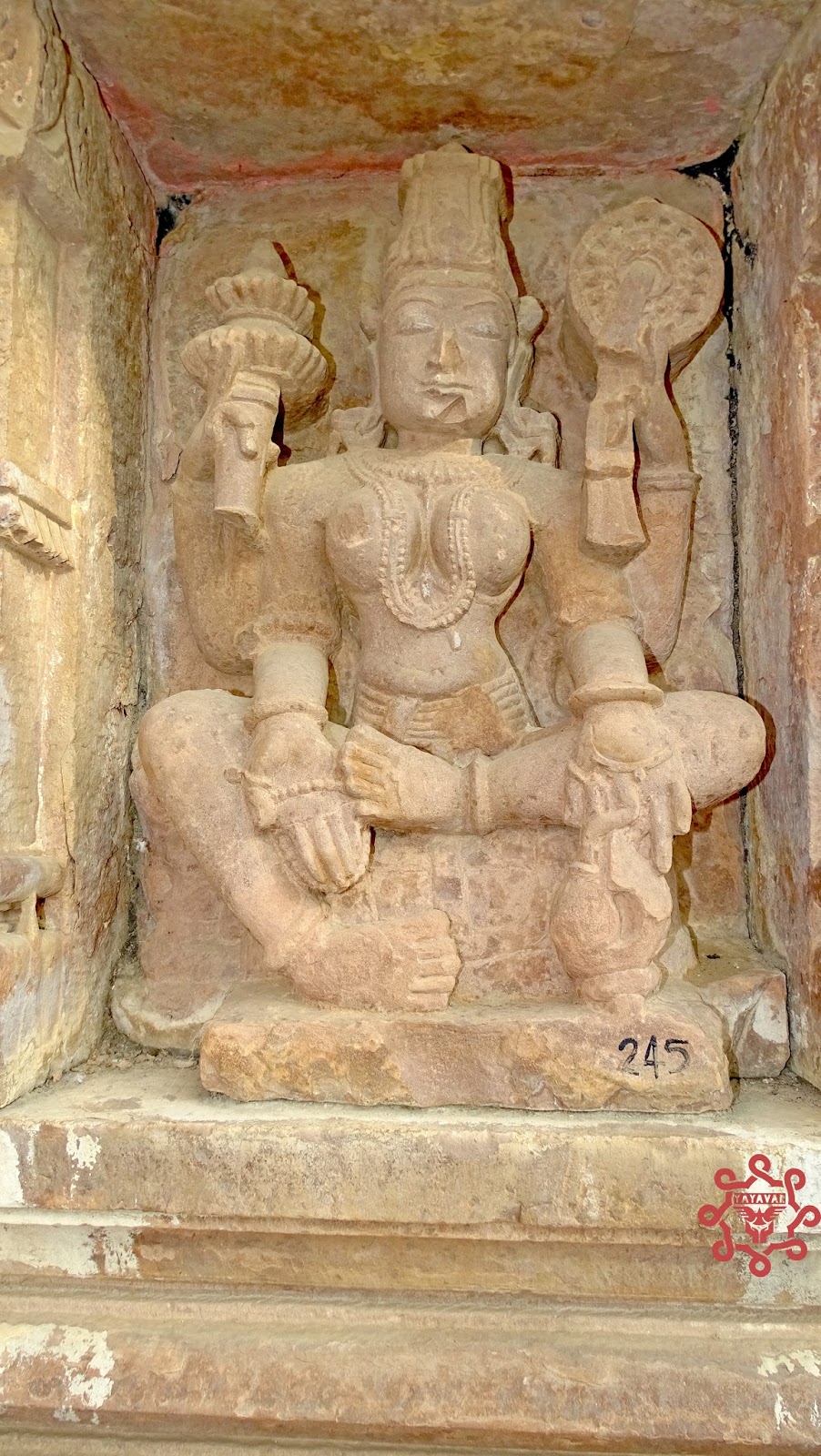 Sculptures at Menal temple