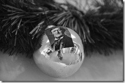 Classical 94.5 WNEDs library stacks features ornaments with images of prominent Classical composers, including Richard Wagner, who would have celebrated his 200th birthday in 2013.