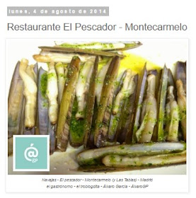 Lo + leído en el troblogdita - abril 2016 - ÁlvaroGP - el troblogdita - Restaurante El Pescador - Montecarmelo