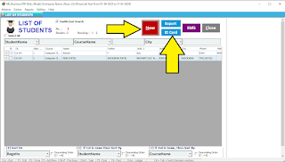 Free Download Works for any Tution Class, Academy or Institute to Manage Students Admission Data, their Fees Colletion, Fees Receipt Printing and Pending Fees Report.