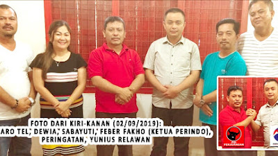 Partai PDI Perjuangan dan Partai Perindo Kabupaten Nias Jalin Komunikasi Politik
