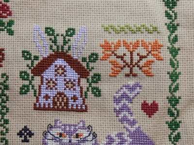 OwlForest Embroidery: Alice in Wonderland SAL part14